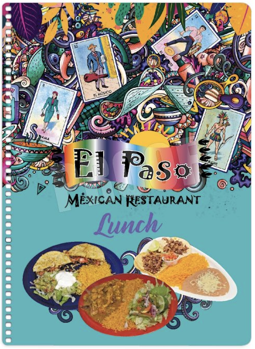 El Paso Lunch Menu